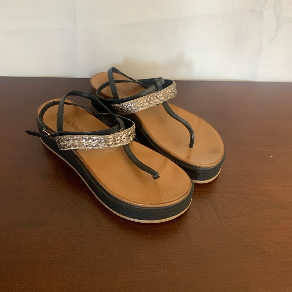 Andrea Sabatini Leather Ankle Strap Sandal size 38
